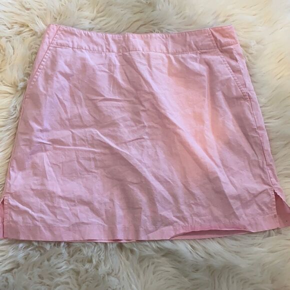 Lady Hagen | Essential Collection Pink Shock Oxford Dot Golf Skort | 2 - Picture 1 of 4
